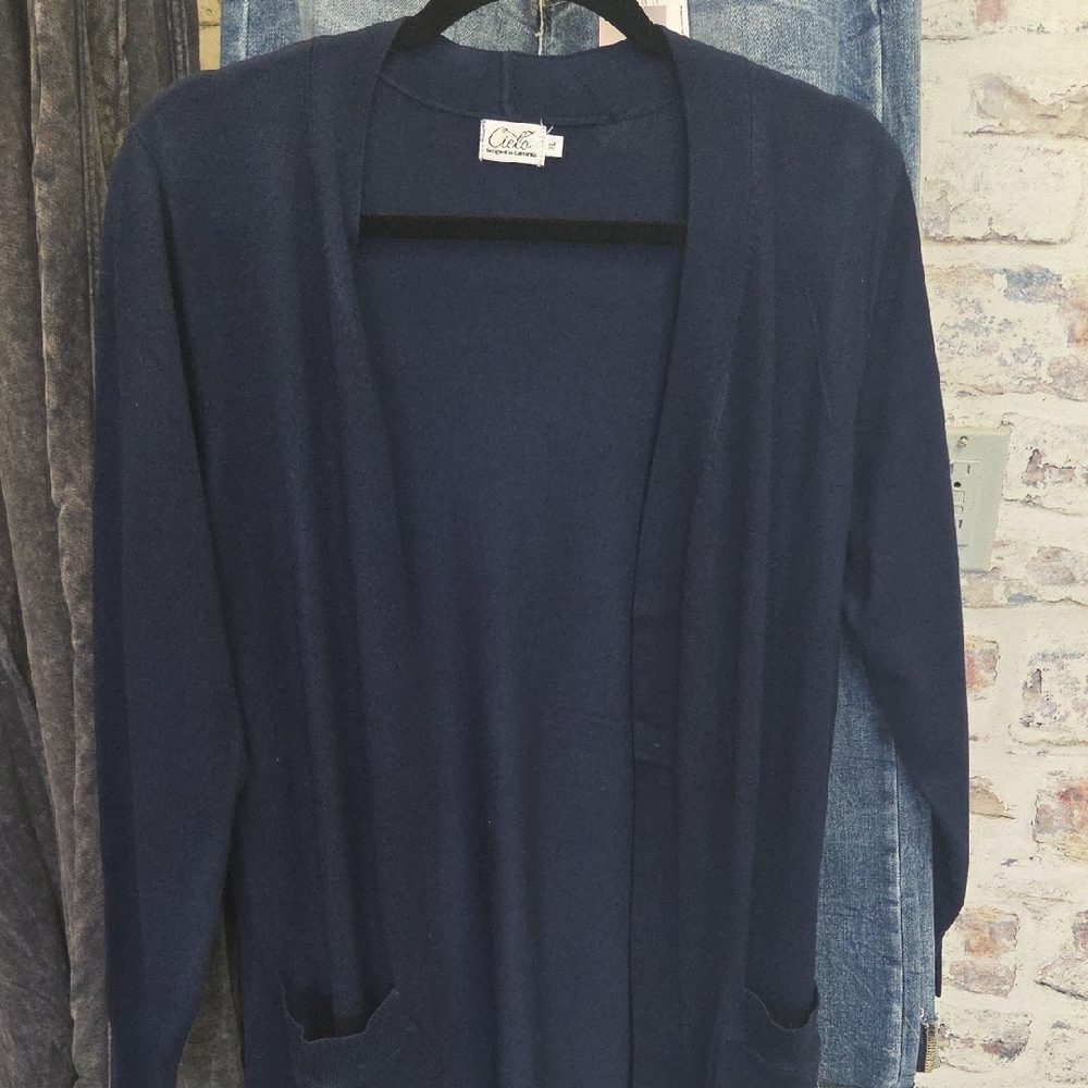 Cielo Navy Women's Cardigan